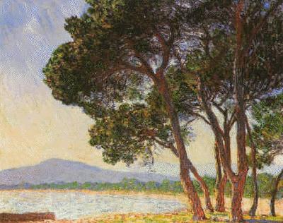 Claude Monet The Beach of Juan-Les-Pins Norge oil painting art